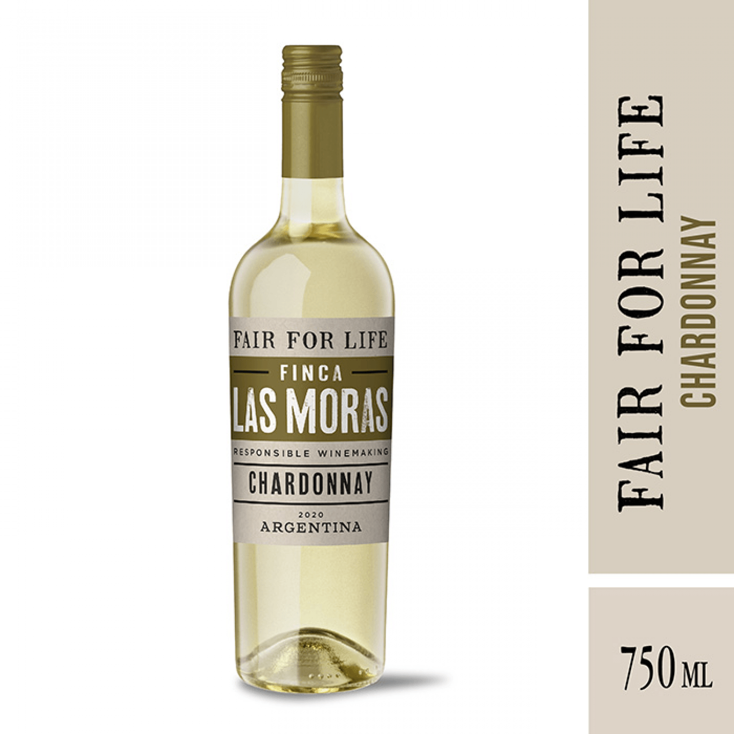 Vino Chardonnay Fair For Life 750 Cc Finca Las Moras